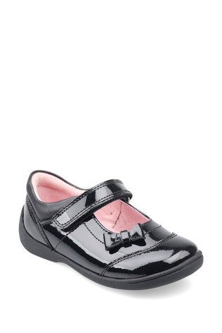 Start-Rite Twizzle Black Patent Leather School Shoes F Fit