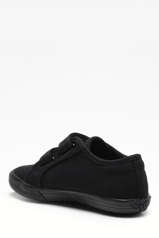 Lelli Kelly Black Hook and Loop Trainers