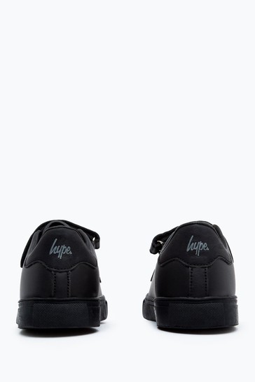 Hype. Kids Black Velcro Trainers