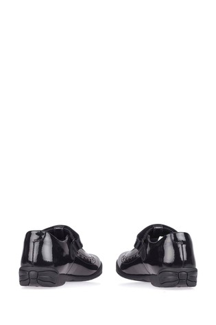 Start-Rite Leapfrog T Bar Black Patent Leather School Shoes