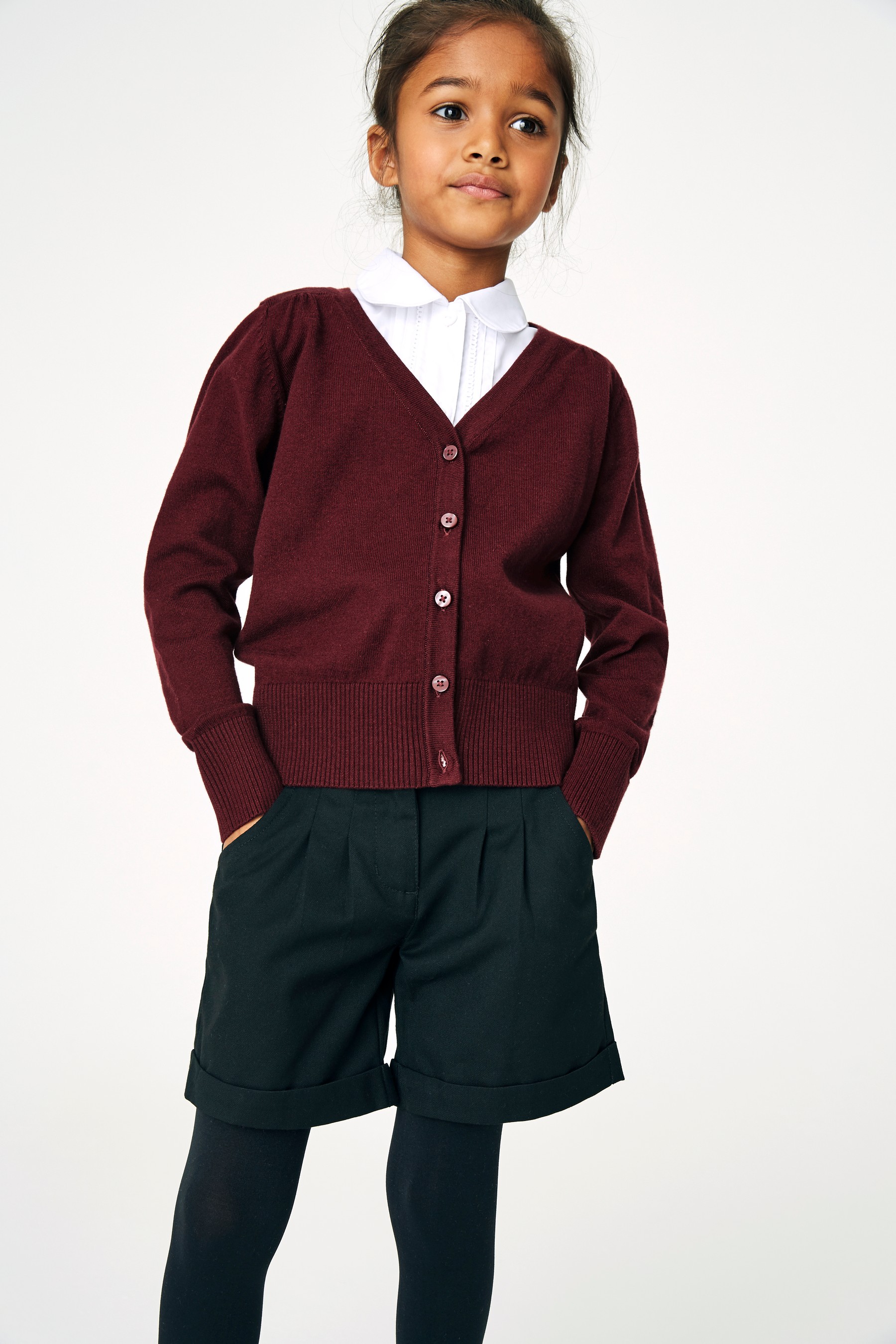 School V-Neck Cardigan (3-16yrs)