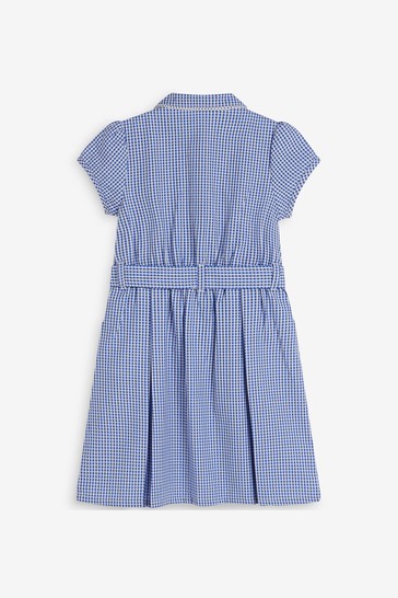 Gingham School Dress Set (3-14yrs)