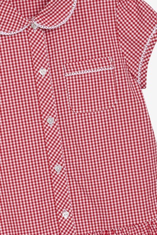 Drop Waist Gingham School Dress (3-14yrs)