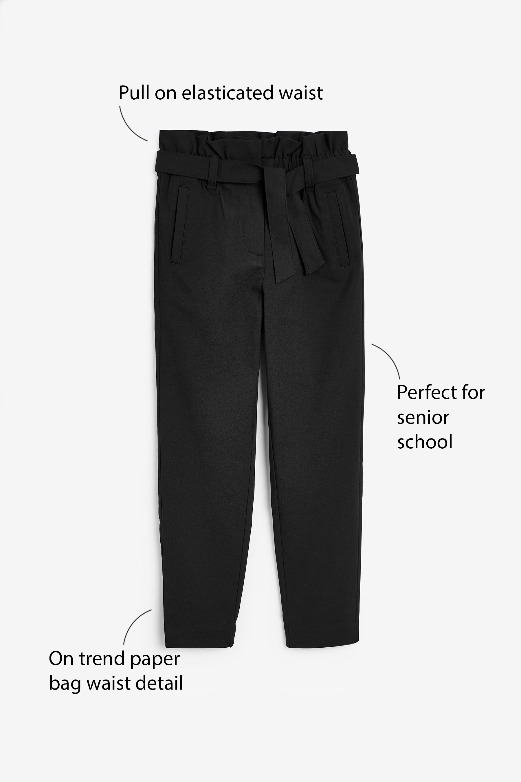 Senior Paperbag Waist Trousers (9-17yrs)