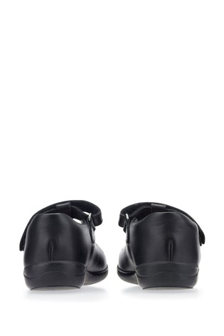 Start-Rite Poppy Black Leather T Bar School Shoes