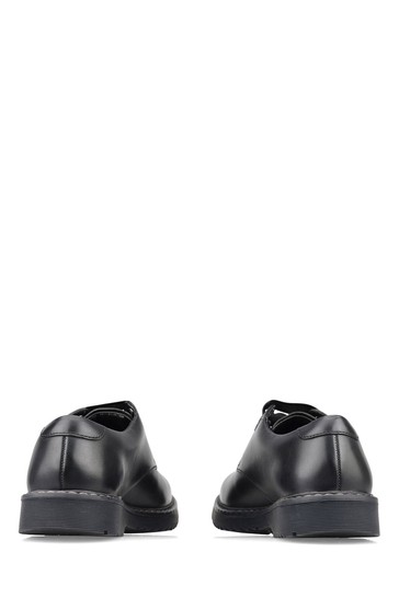 Start-Rite Impact Black Leather School Shoes Wide Fit