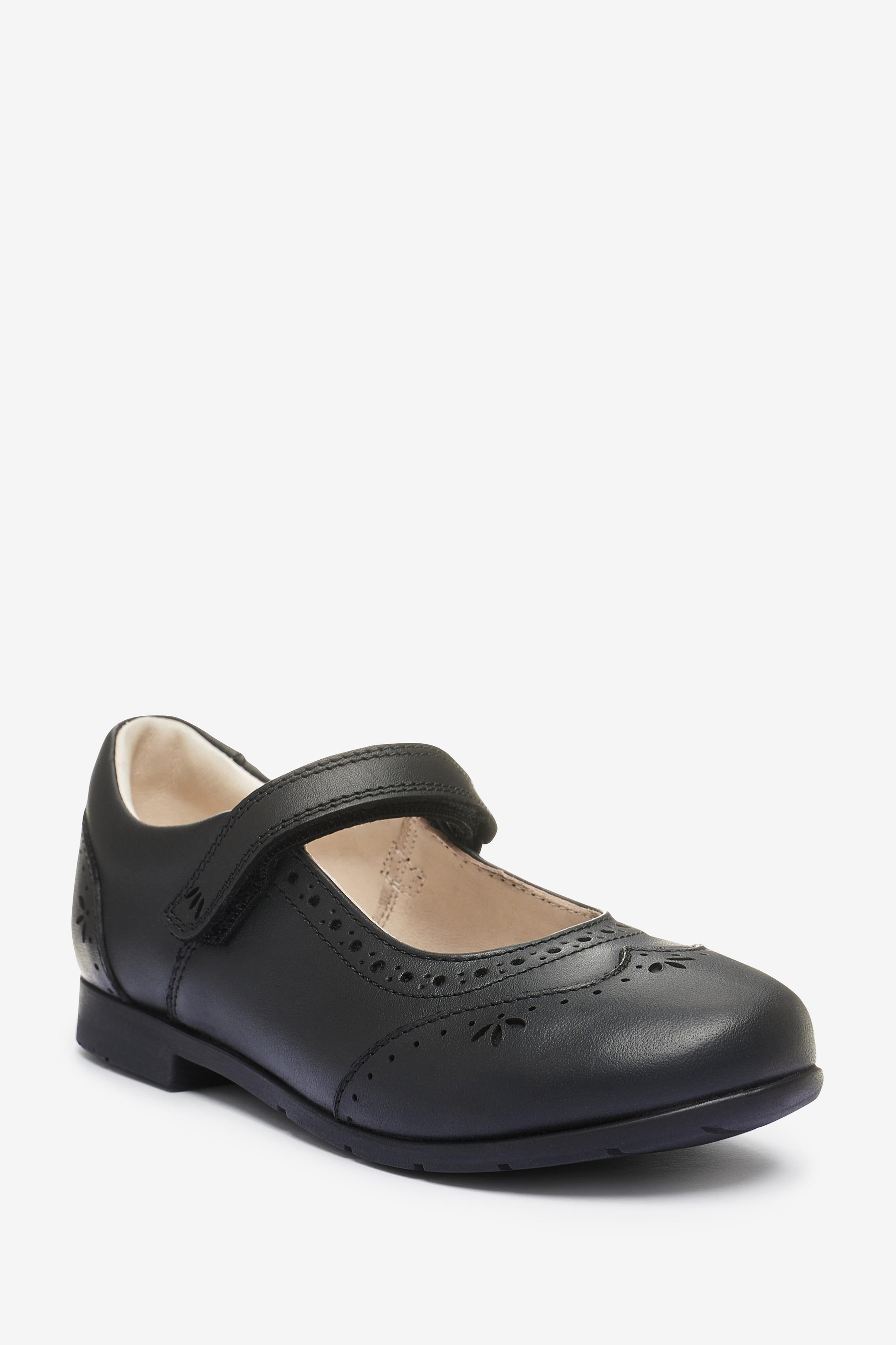 Premium Leather Mary Janes Wide Fit (G)