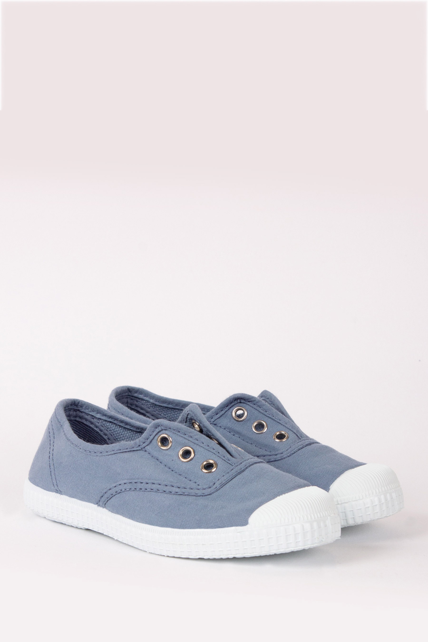 Trotters London Plum Canvas Shoes