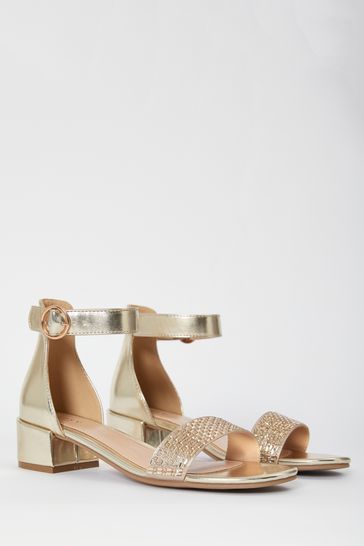 Lipsy Low Block Heel Occasion Sandals (Older)