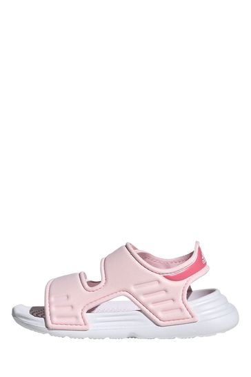 adidas Girls Pink Adilette Infant Sandals