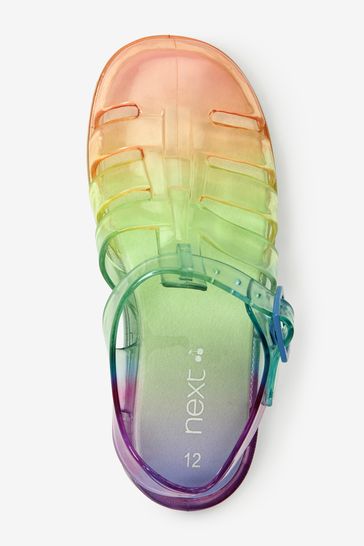 Cushioned Footbed Jelly Sandals