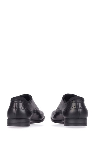 Start-Rite Tailor Black Leather Brogue School Shoes