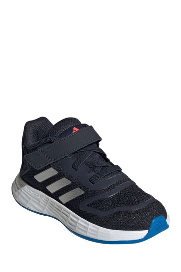 adidas Blue Duramo 10 Infant Strap Trainers