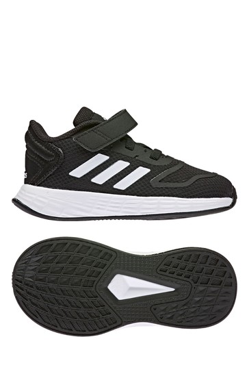 adidas Black Duramo 10 Infant  Strap Trainers