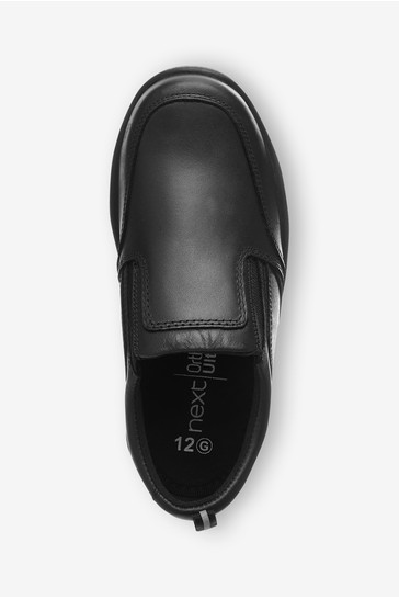 School Leather Loafers Wide Fit (G)