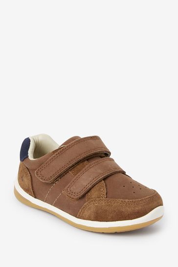 Leather First Walker Shoes Wide Fit (G)