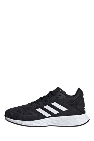 adidas Black Duramo 10 Youth And Junior Lace Trainers