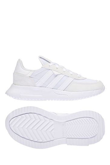 adidas Originals Retropy Junior White Lace Trainers