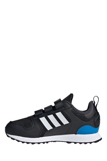 adidas originals Black Zx Junior Strap Trainers