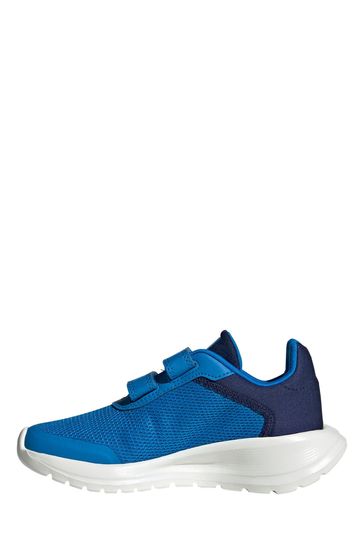 adidas Youth And Junior Blue Tensaur Run Strap Trainers