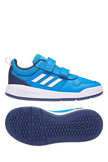 adidas Tensaur Youth & Junior Blue Strap Trainers