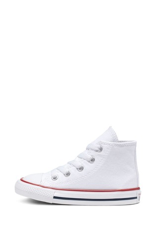 Converse Infant White Chuck High Trainers