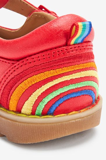 Little Bird Rainbow T-Bar Shoes