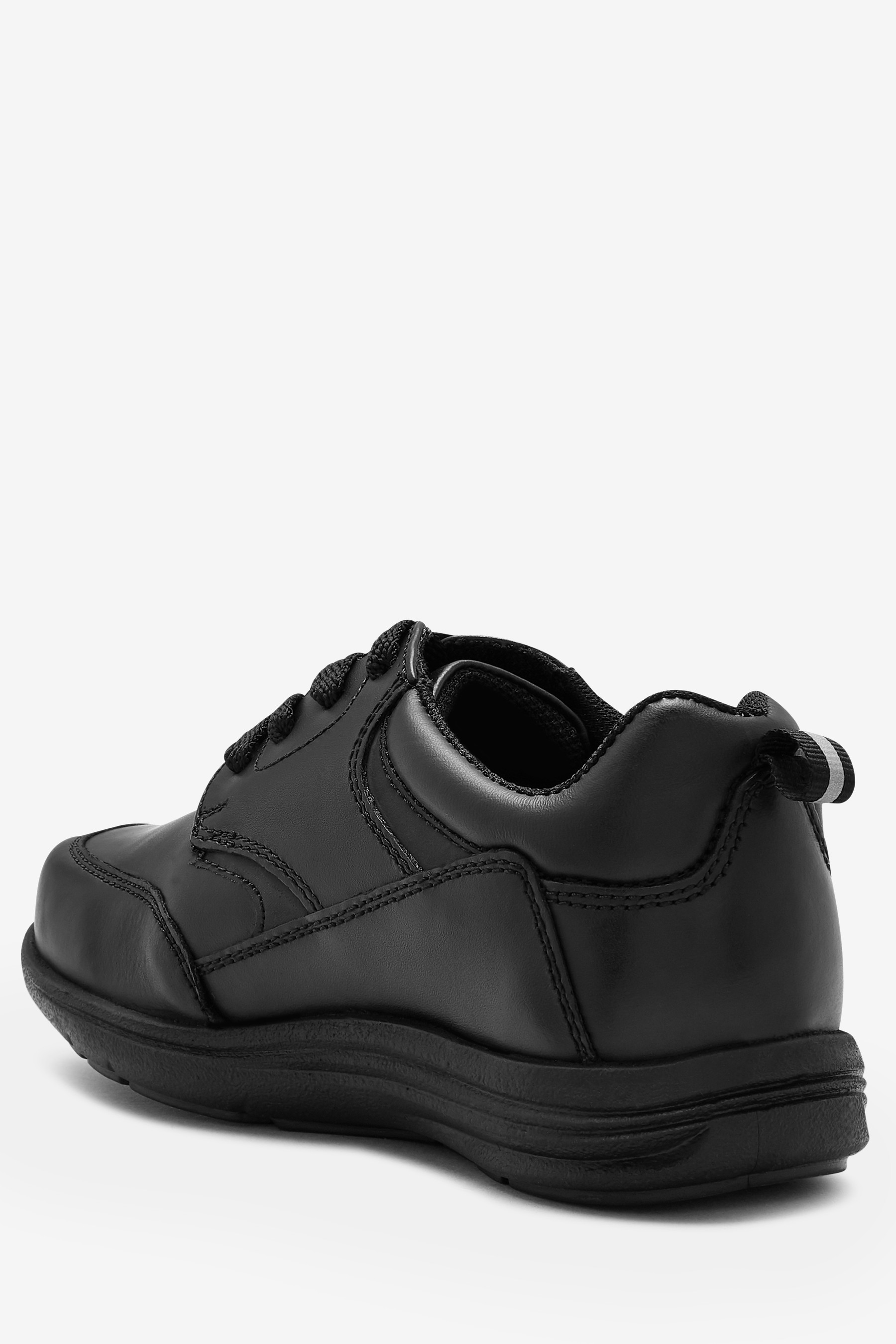 School Leather Lace-Up Shoes Standard Fit (F)