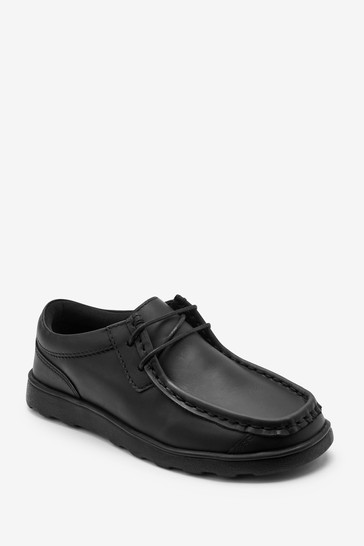 School Leather Lace-Up Shoes