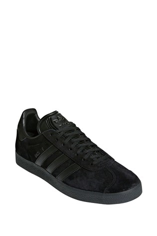 adidas Originals Black/Black Gazelle Trainers