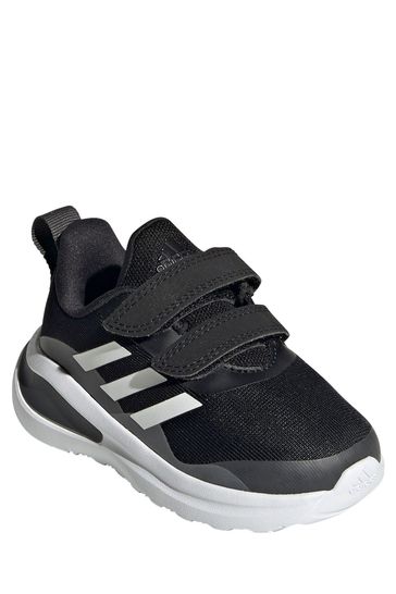 adidas Boys Black FortaRun Infant Strap Trainers