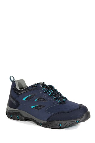 Regatta Blue Holcombe IEP Low Waterproof Walking Shoes