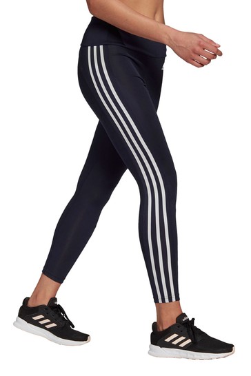 adidas 3 Stripe High Rise 7/8 Leggings