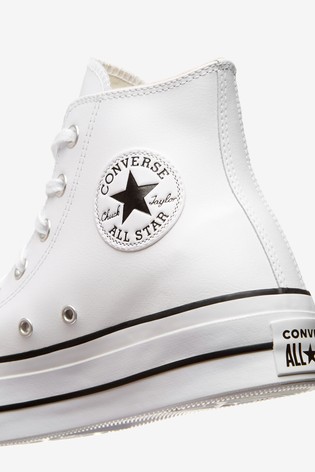 Converse Platform Lift Chuck Taylor Leather High Trainers