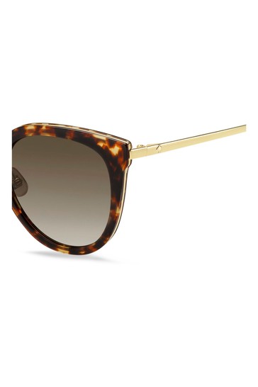 kate spade new york Jazzlyn Tortoiseshell Brown Sunglasses