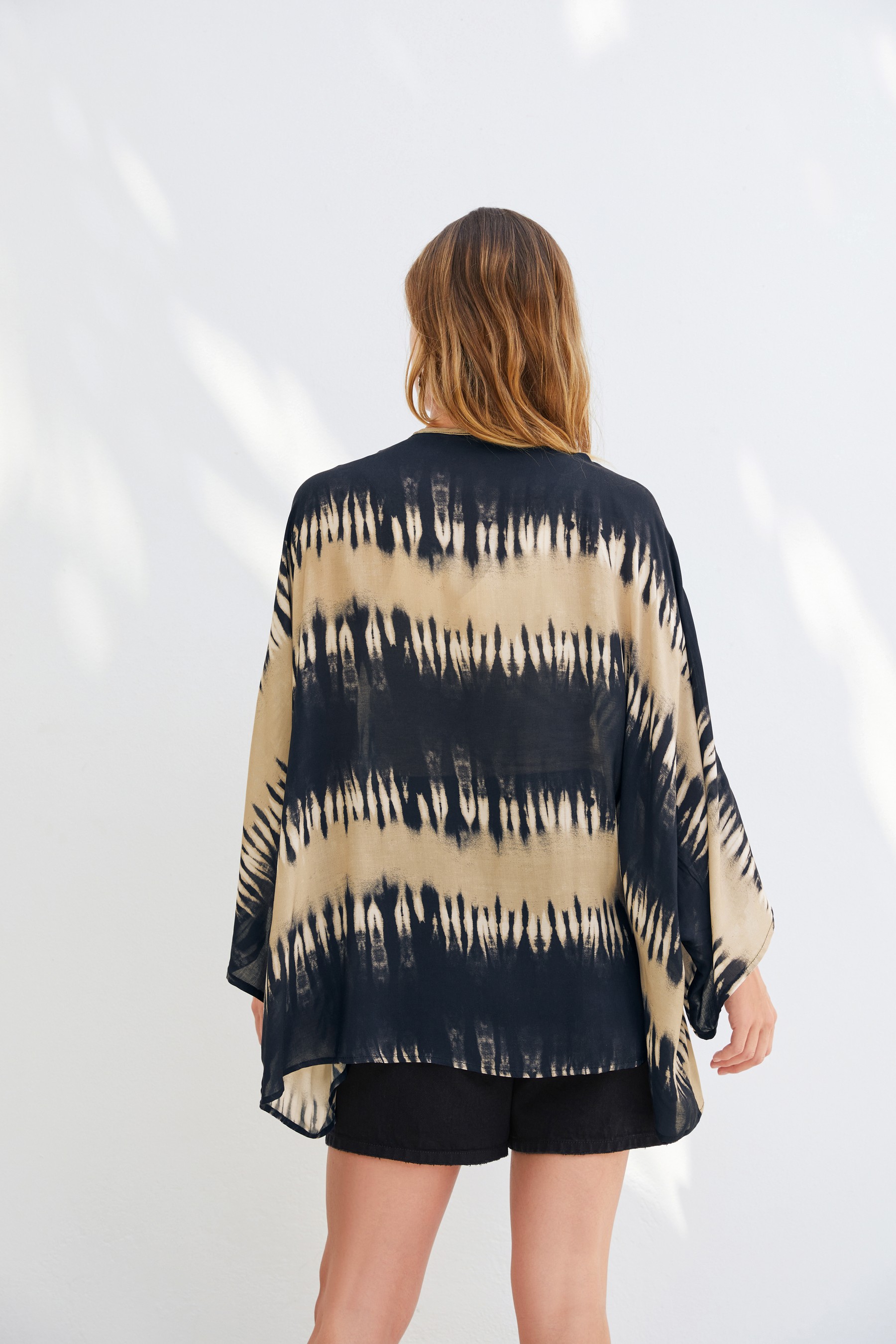 Tie Dye Print Kimono