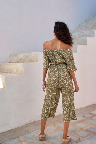 Off Shoulder Jumpsuit Petite