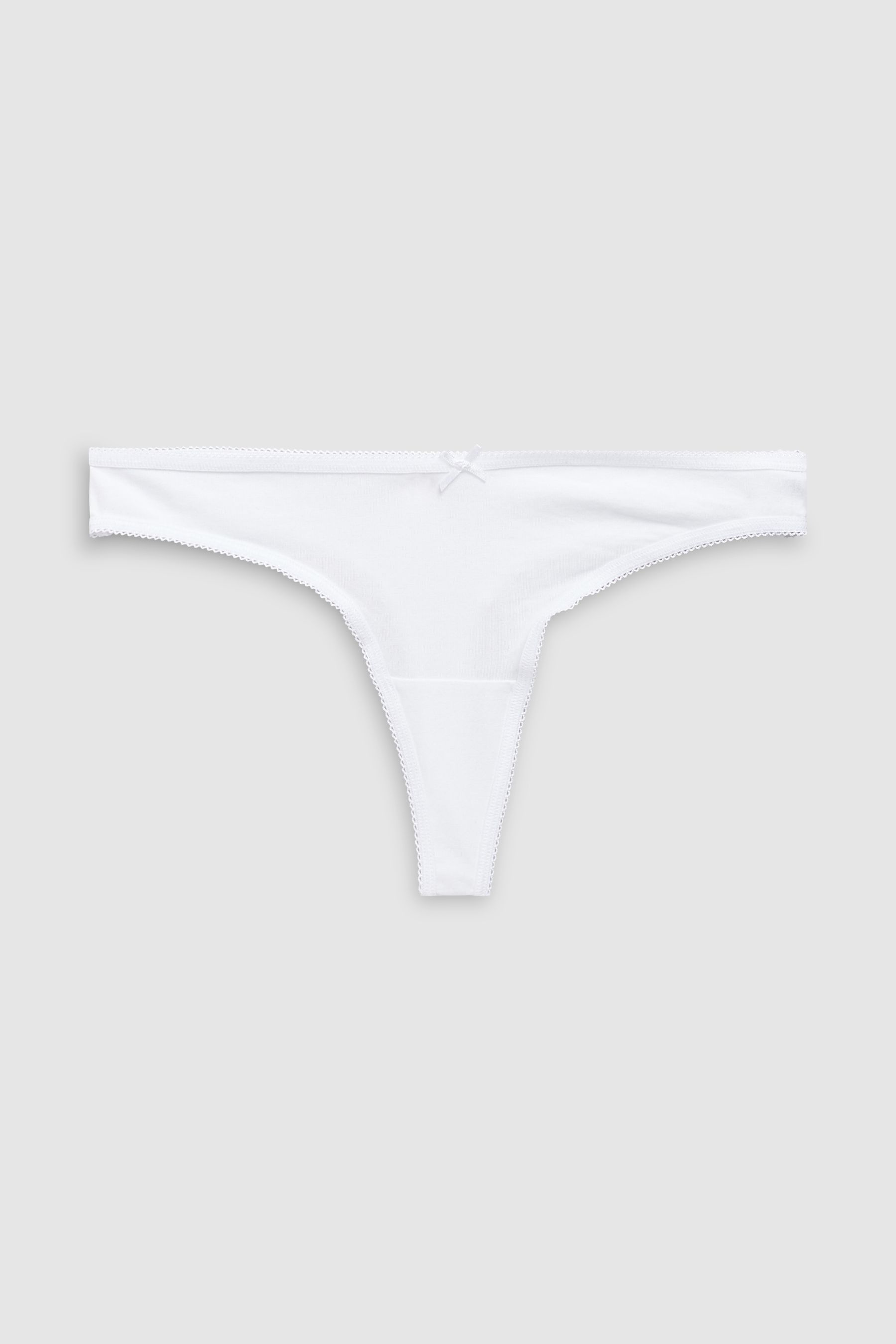 Cotton Knickers 5 Pack Thong