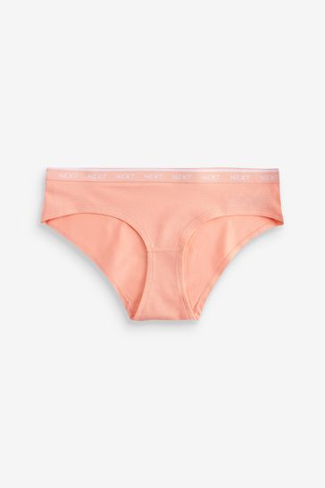 Cotton Rich Logo Knickers 6 Pack Short