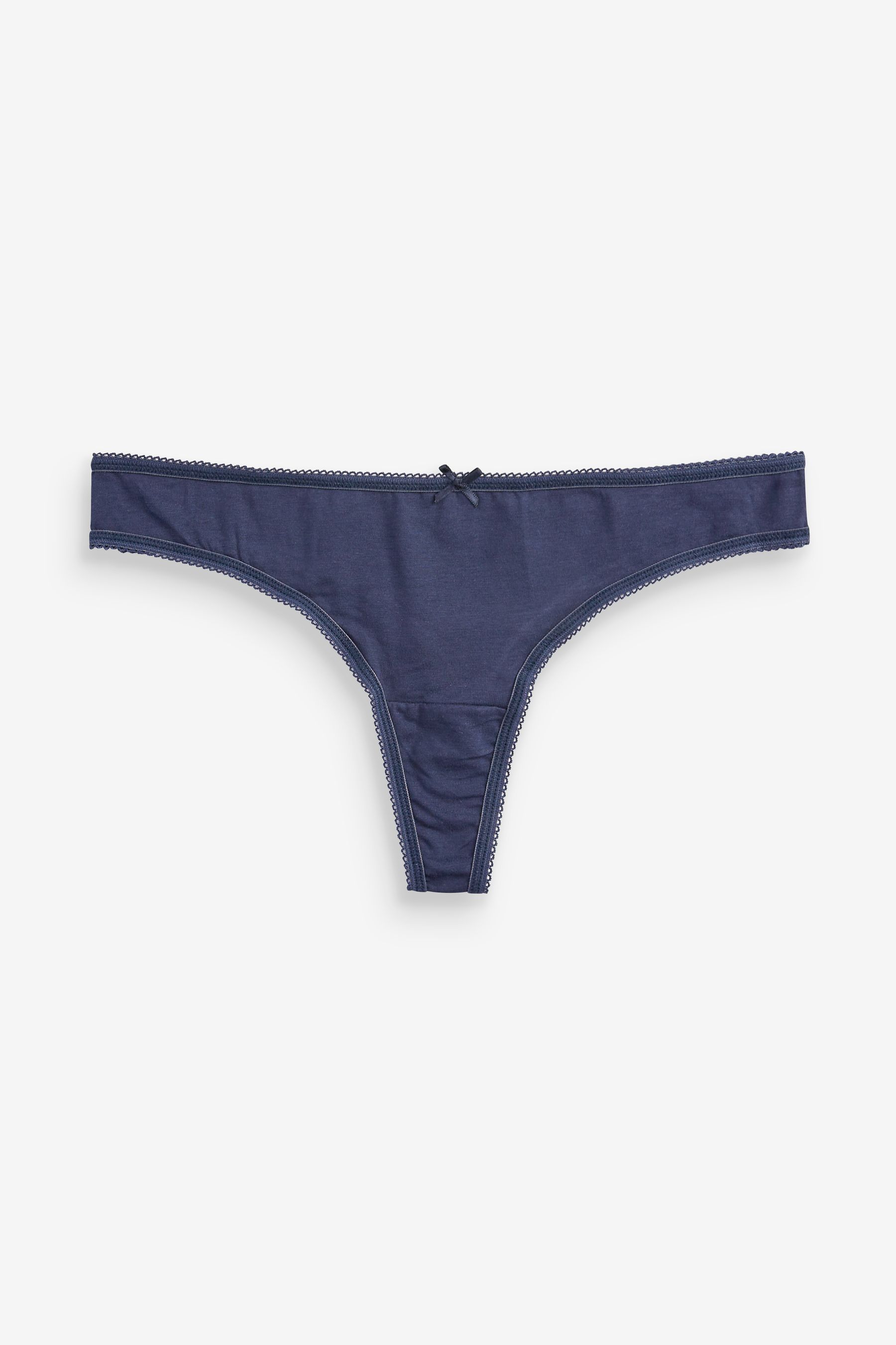 Cotton Knickers 5 Pack Thong