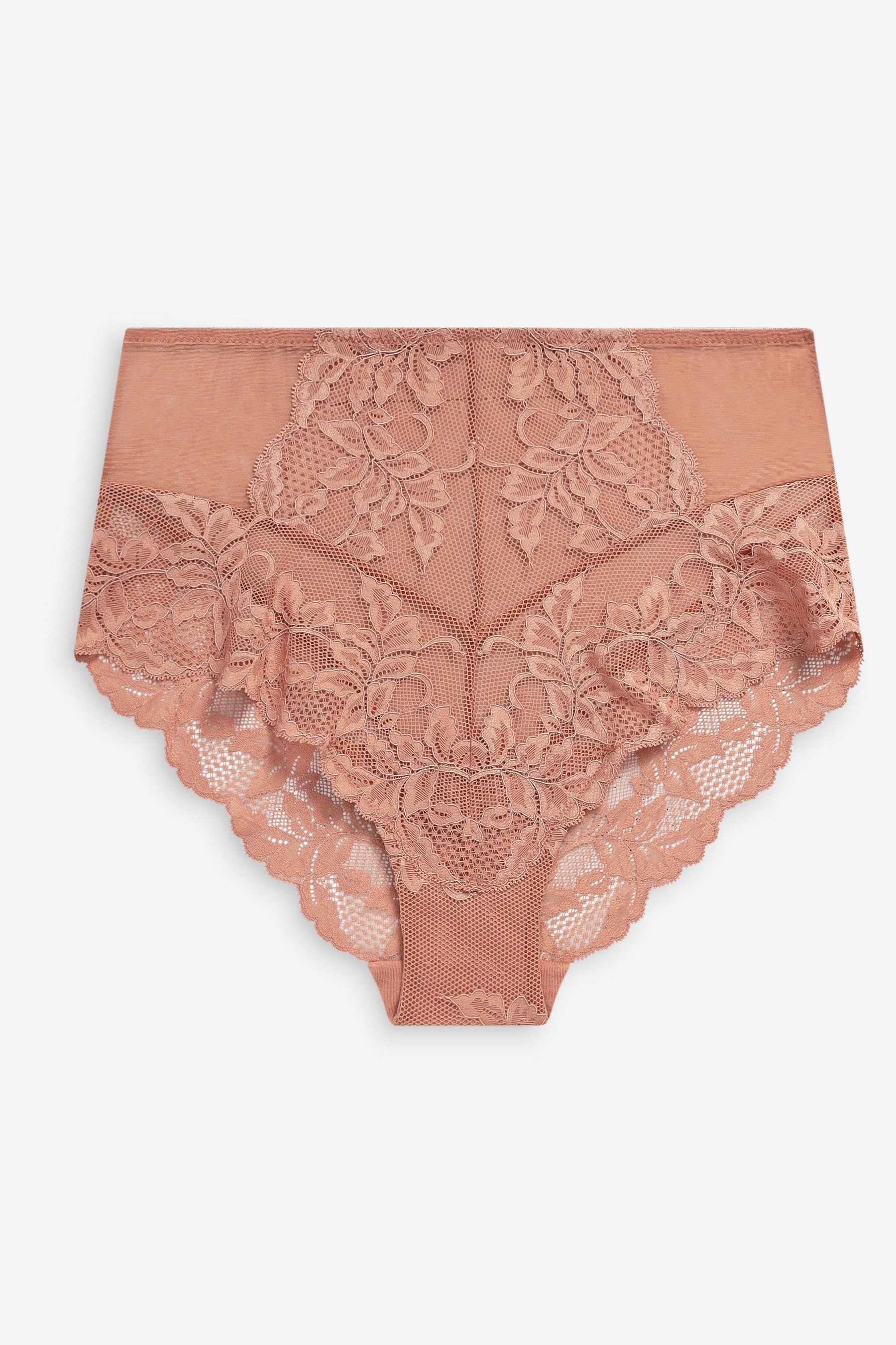 Lace Knickers 2 Pack High Rise