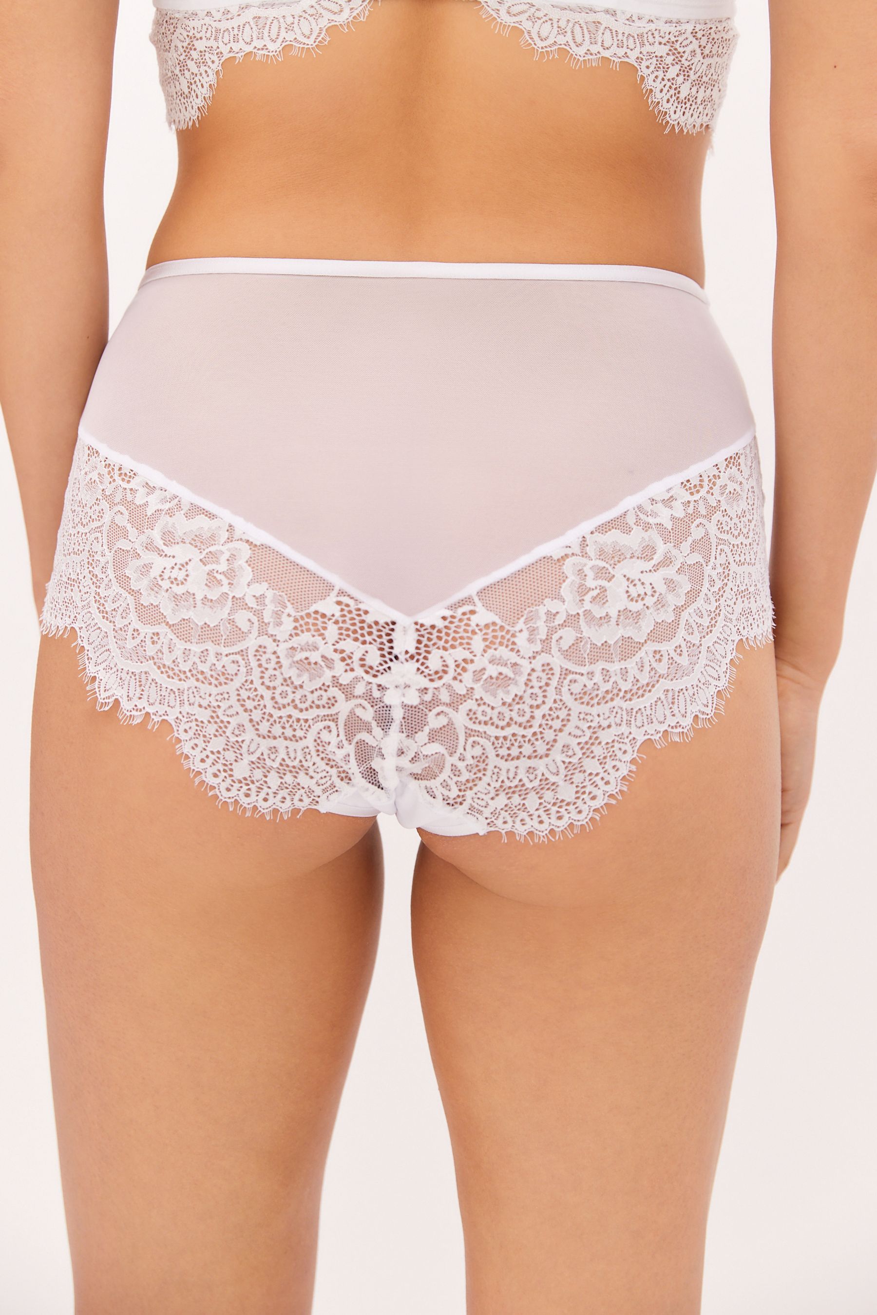 Lace Knickers High Rise