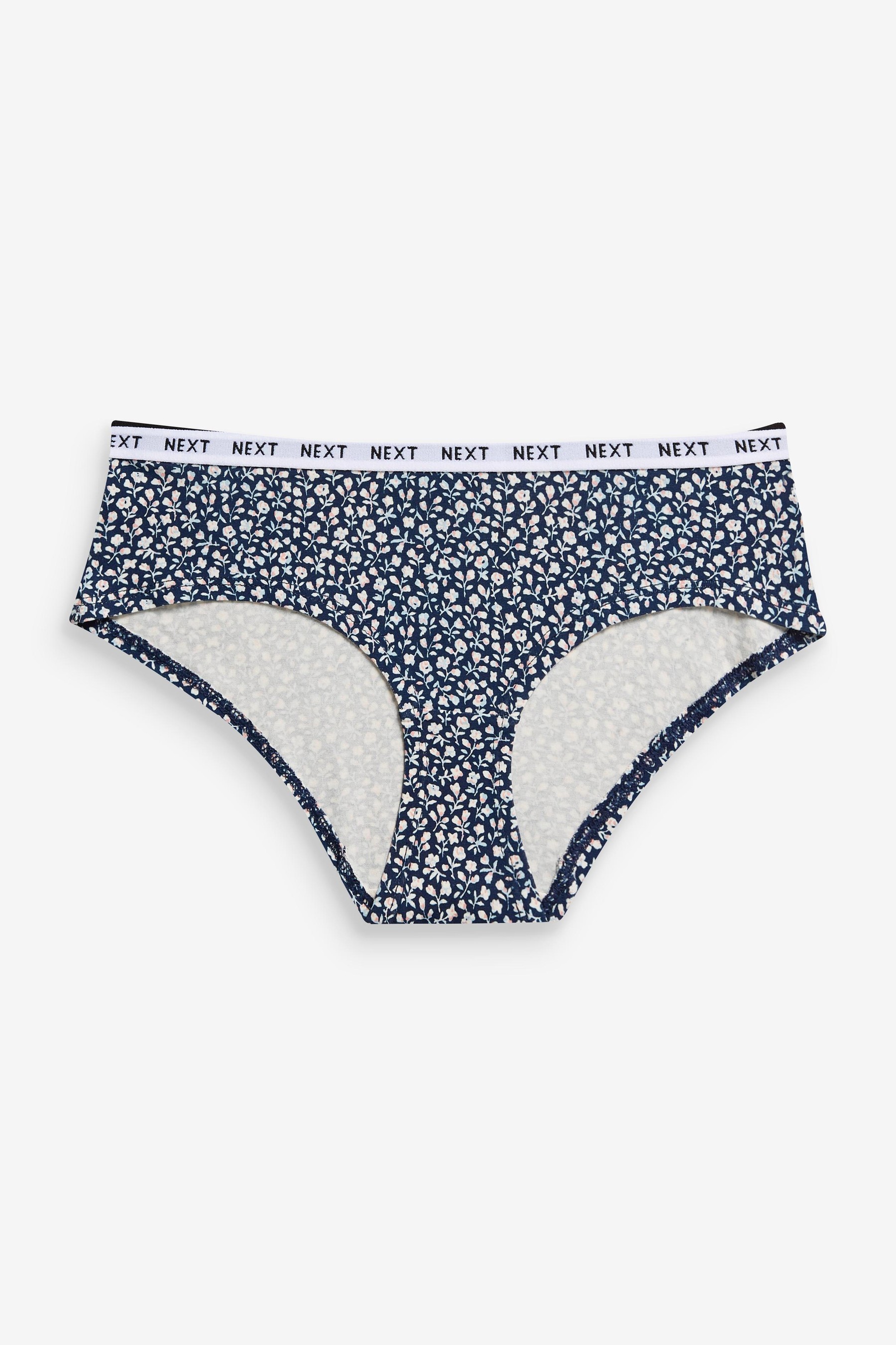 Cotton Rich Logo Knickers 4 Pack Short