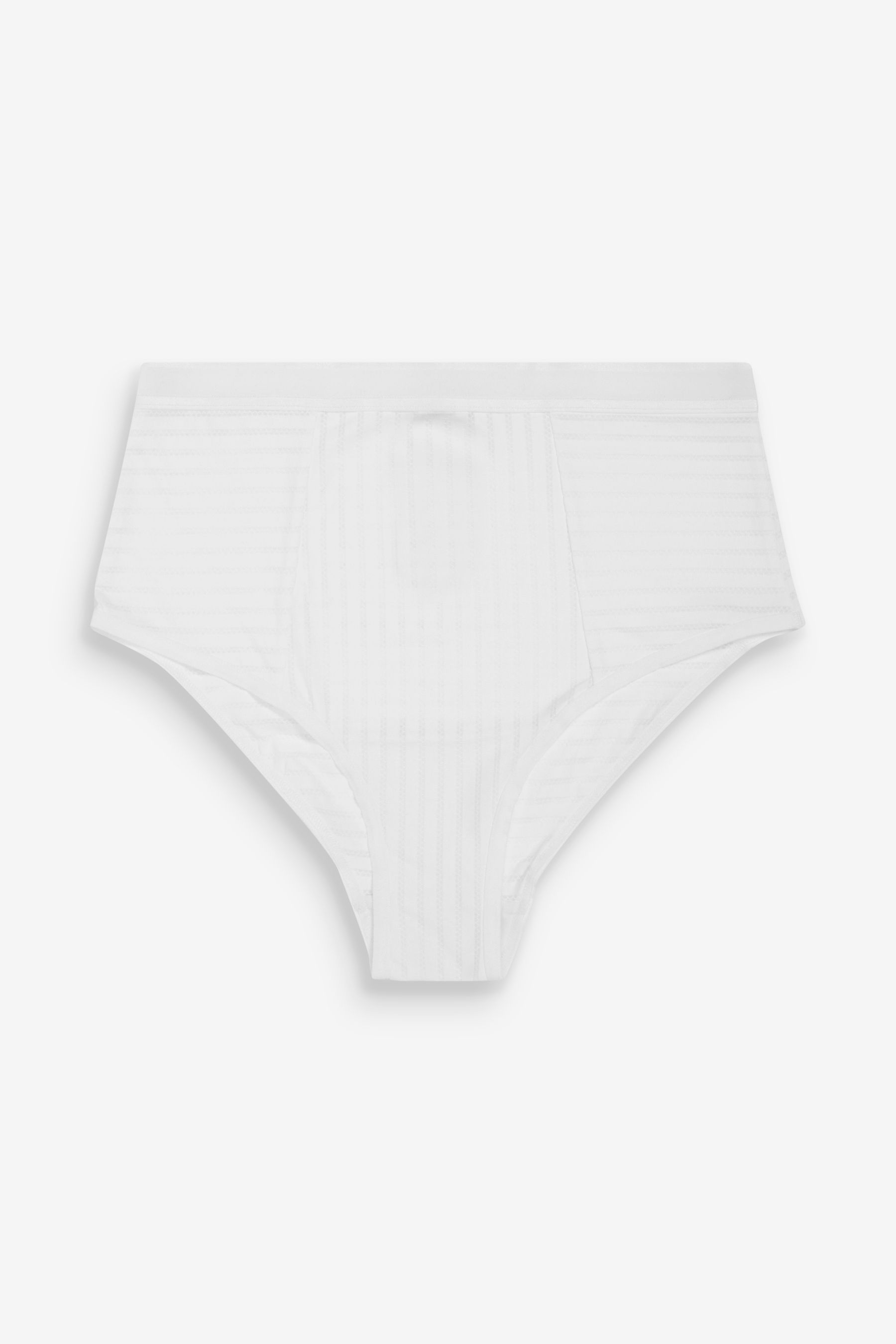 Stripe High Waist Knickers 2 Pack High Rise