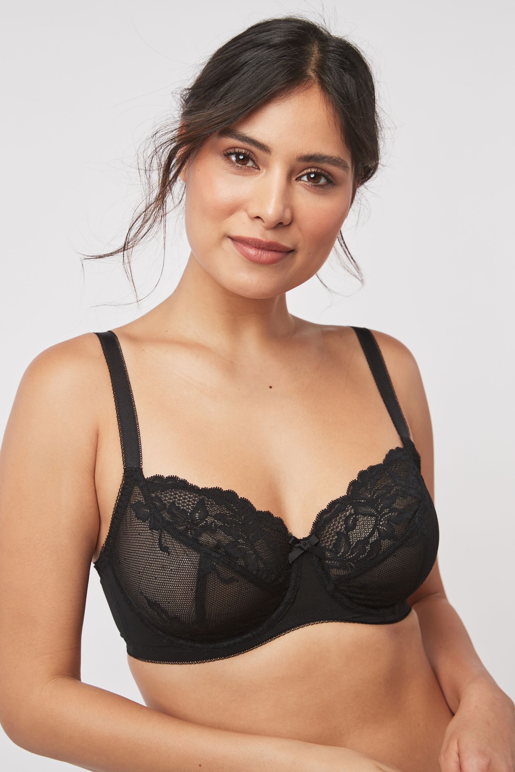 DD+ Non Pad Balcony Bras 2 Pack