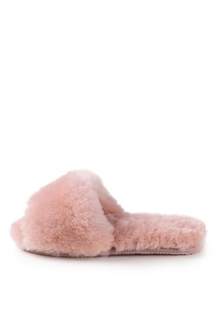 Just Sheepskin Lily Open Toe Slider Slipper