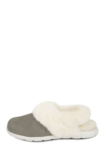 Totes Isotoner Ladies Iso-Flex Real Suede Slingback Slippers