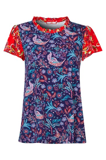 Joe Browns Peacock Shirred Pyjama T-Shirt