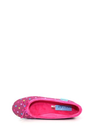 Lunar Starling Polka Dot Pump Slippers