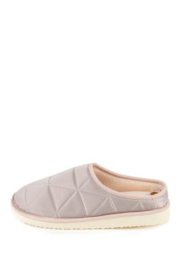 Totes Ladies Quilted  Mule Slippers